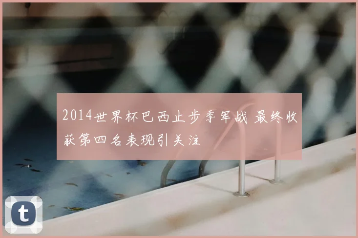 2014世界杯巴西止步季军战 最终收获第四名表现引关注
